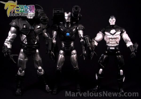 Iron Man (Movie) Wave 1 钢铁侠电影版第1代 钢铁侠 黑色概念装甲限定版