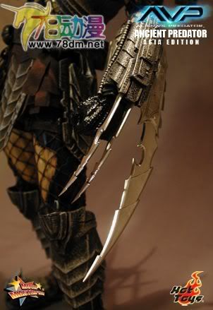 HOT TOYS 美系玩具专区 AVP 异形大战铁血战士 14寸古代铁血战士 亚洲版