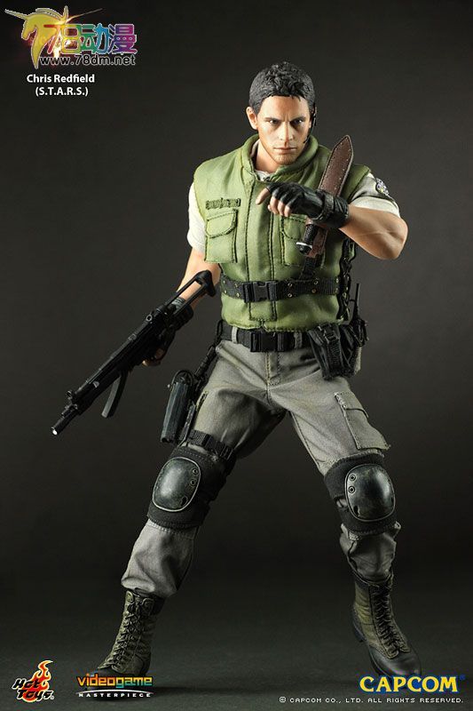 HOT TOYS 美系玩具专区 生化危机5 克里斯 2.0