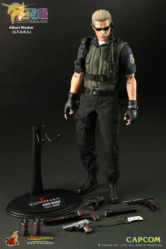 HOT TOYS 美系玩具专区 生化危机5 威斯克Albert Wesker S.T.A.R.S.版