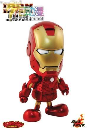 HOT TOYS 美系玩具专区 钢铁侠 3寸钢铁侠COS娃娃