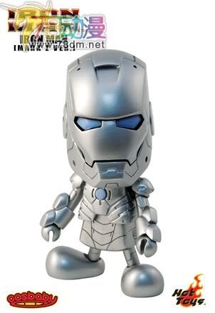 HOT TOYS 美系玩具专区 钢铁侠 3寸钢铁侠COS娃娃