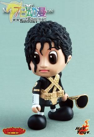 HOT TOYS 美系玩具专区 迈克尔杰克逊 3寸迈克尔杰克逊3寸COS娃娃