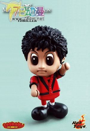 HOT TOYS 美系玩具专区 迈克尔杰克逊 3寸迈克尔杰克逊3寸COS娃娃