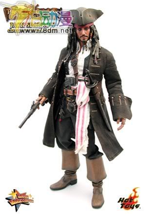 HOT TOYS 美系玩具专区 加勒比海盗3 12寸杰克斯派瑞