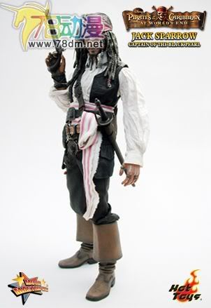 HOT TOYS 美系玩具专区 加勒比海盗3 12寸杰克斯派瑞