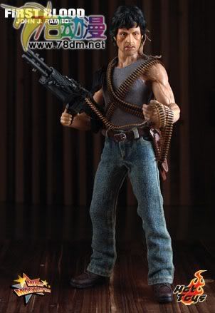HOT TOYS 美系玩具专区 第一滴血 12寸兰博