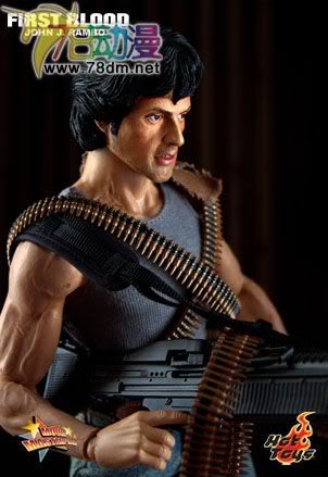 HOT TOYS 美系玩具专区 第一滴血 12寸兰博