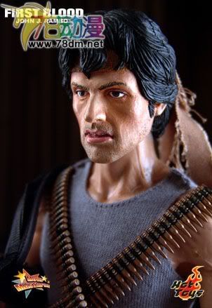 HOT TOYS 美系玩具专区 第一滴血 12寸兰博