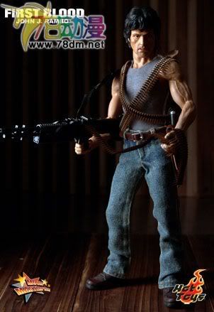 HOT TOYS 美系玩具专区 第一滴血 12寸兰博