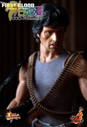 HOT TOYS 美系玩具专区 第一滴血 12寸兰博