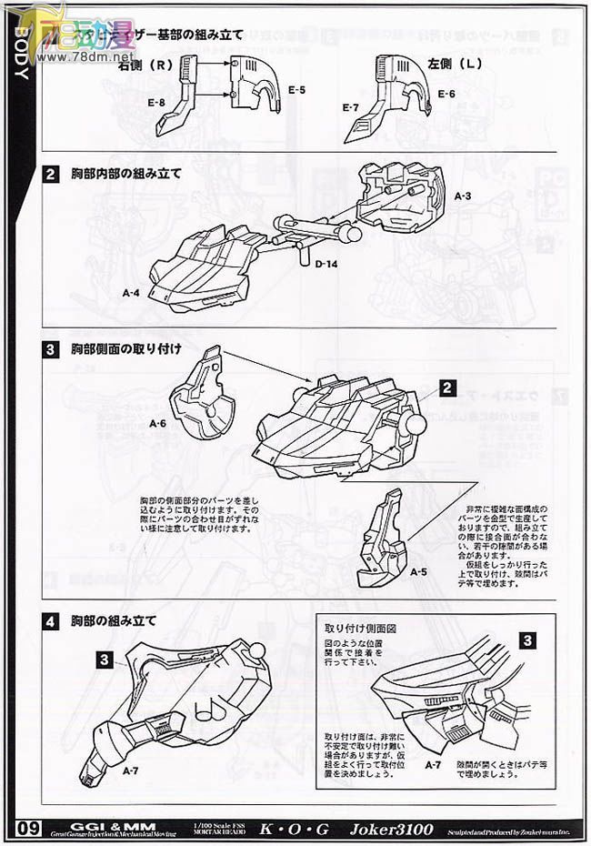 WAVE拼装模型 FSS 五星物语 黄金骑士命运