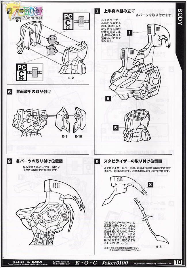 WAVE拼装模型 FSS 五星物语 黄金骑士命运