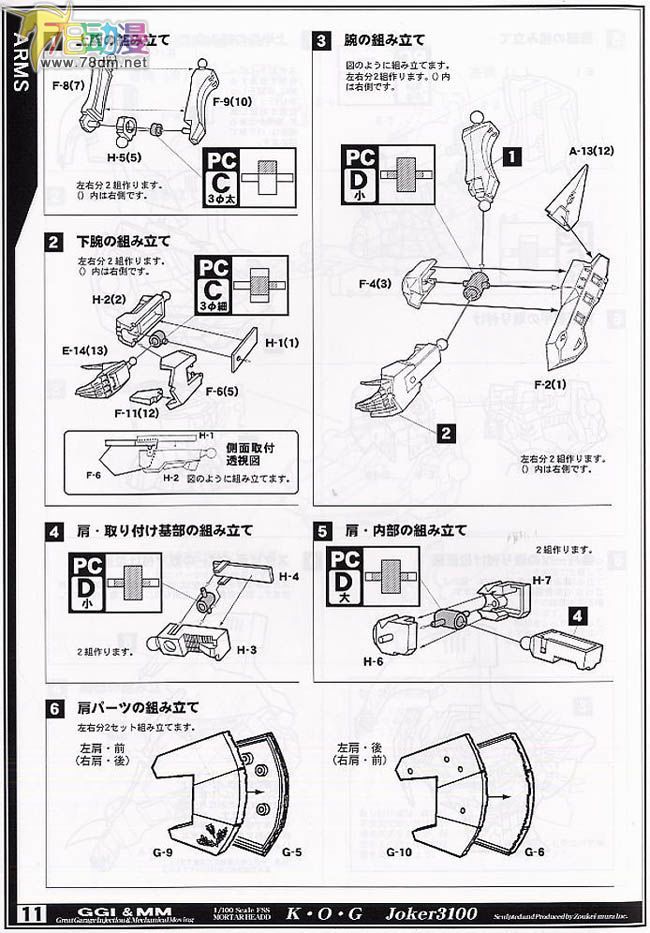 WAVE拼装模型 FSS 五星物语 黄金骑士命运