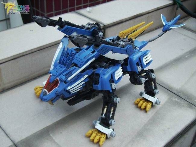 寿屋拼装模型 索斯机械兽 蓝色 超重剑长牙狮 AB炮式样