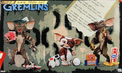 NECA玩具 小怪物 Gremlins 12  Rotocast Brain Action Figure
