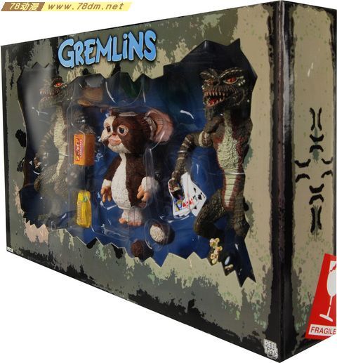 NECA玩具 小怪物 Gremlins 12  Rotocast Brain Action Figure