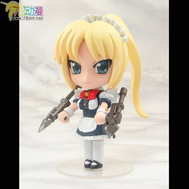 美少女PVC专区 彩工坊模型玩具 决斗女仆Q版盒蛋