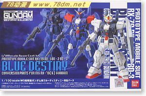 GK手办 B-CLUB 高达机体改件 Blue Destiny Conversion Parts for MG RX-79(G) Gundam