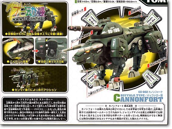 索斯机械兽专区 GZ GZ-002 CANNON FORT