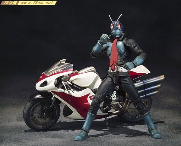 78动漫模型玩具网 假面骑士专区假面骑士 S.I.C. VOL.46 假面骑士 THE FIRST 1号与摩托车