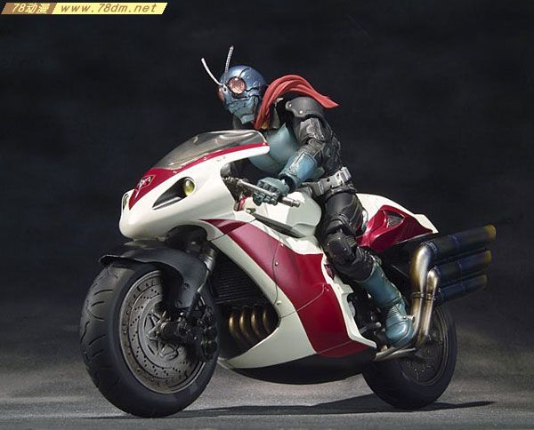 78动漫模型玩具网 假面骑士专区假面骑士 S.I.C. VOL.46 假面骑士 THE FIRST 1号与摩托车