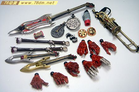 78动漫模型玩具网 假面骑士专区假面骑士 S.I.C. 限定版 假面骑士 裁鬼 弹鬼 锐鬼