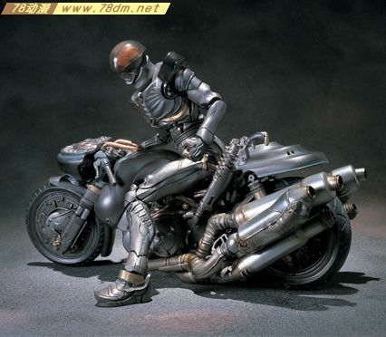 78动漫模型玩具网 假面骑士专区 S.I.C classics 经典系列 电脑黑魔与摩托车