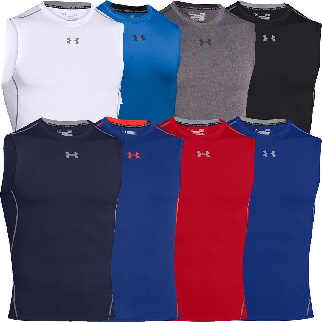 Under Armour Heatgear Armour Vest Mens Sleeveless Compression Top