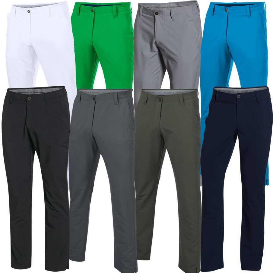 under armour men's match play golf tapered pants