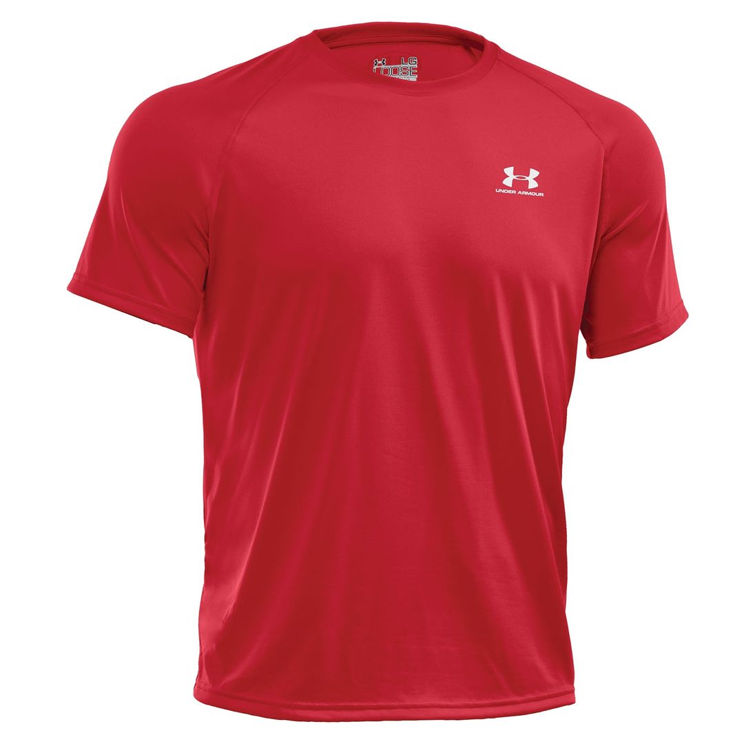 Under Armour Men Shirts 2014 Heatgear Tech Short Sleeve Training New | eBay
