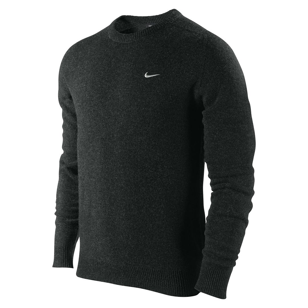 2013 Nike Lambswool Golf Jumper Round Neck Sweater