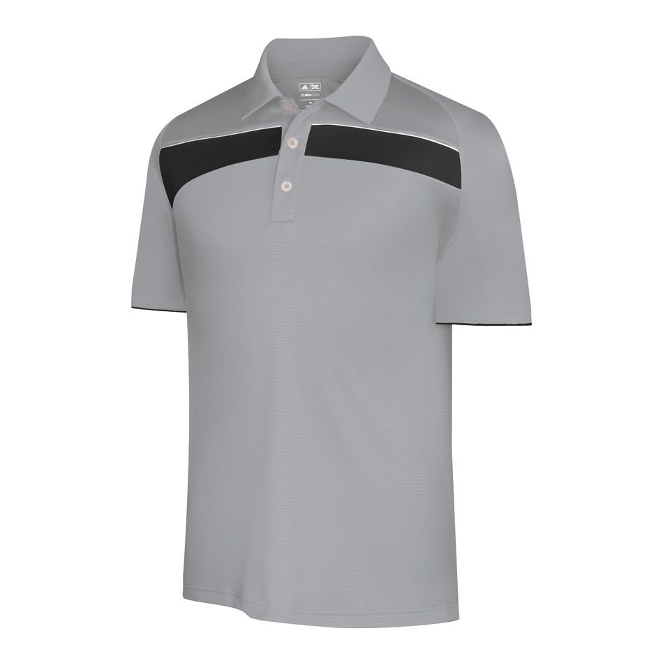 2012 Adidas ClimaCool Block Piped Print Golf Polo Shirt AW12