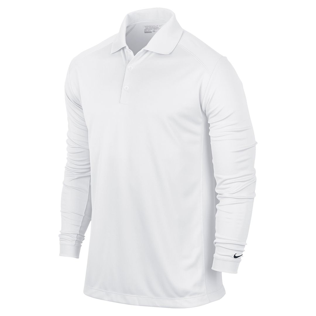 Nike Golf 2015 Victory Polo Dri-Fit Mens Long Sleeve Golf Polo Shirt | eBay
