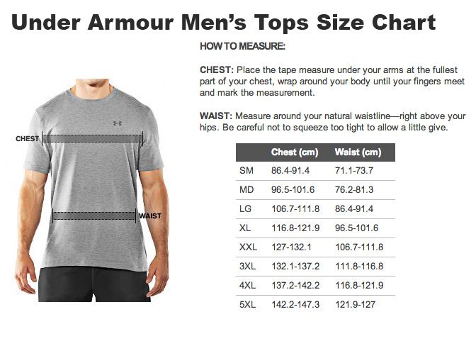 Under armour t shirt size guide Great Bend 5 hour baby sweater knitting ...