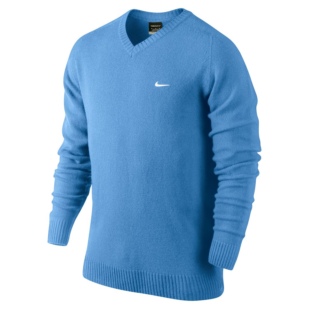 NIKE Lambswool Golf Jumper V-Neck Mens Sweater | eBay