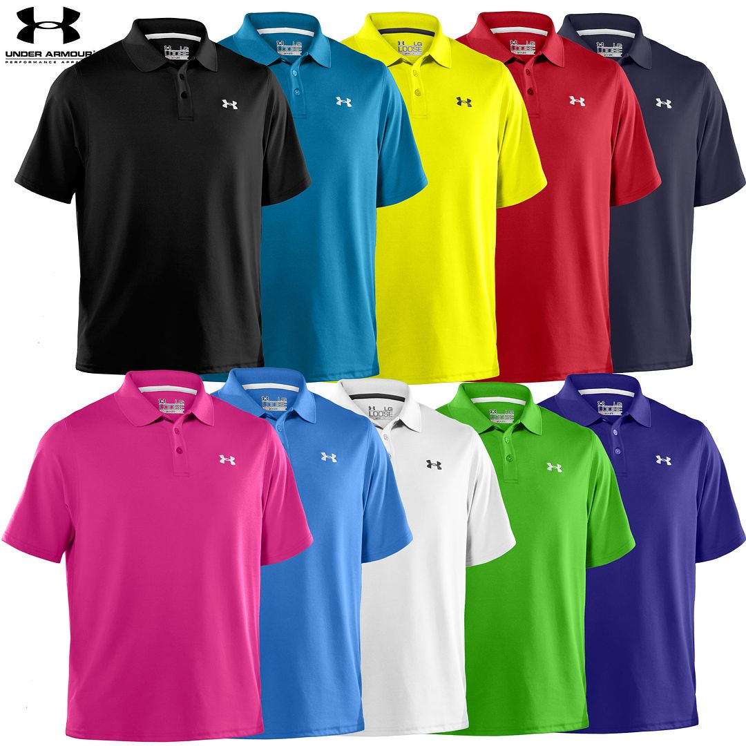 2013 Under Armour Performance HeatGear Golf Polo Shirt | eBay