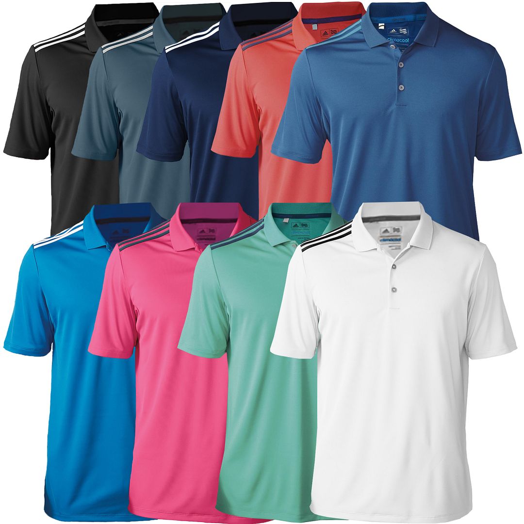 adidas mens climacool 3 stripes golf polo shirt ebay adidas mens climacool 3 stripes golf polo shirt ebay