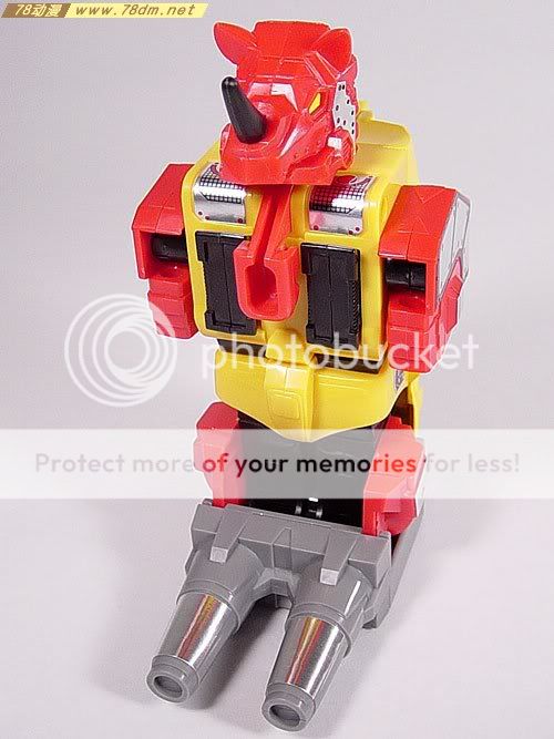 变形金刚g1 98集动画 86大电影玩具 headstrong铁头(复刻)