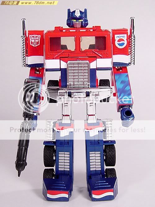 变形金刚g1玩具 擎天柱(百事版)
