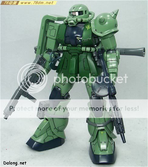 敢达模型 敢达扎古模型 白扎古Ⅱ模型 1/100