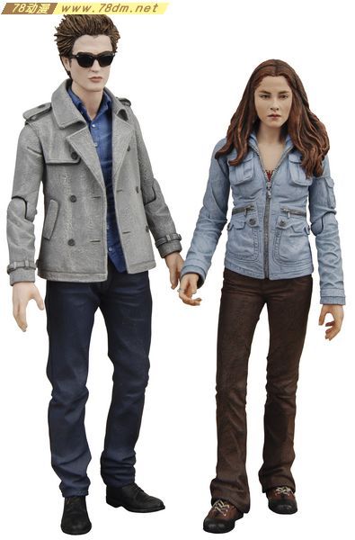 neca玩具 暮色 edward bella 2-pack